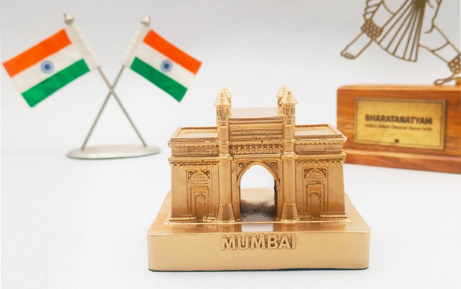 Mumbai | Gateway of India Scale Model | 3” W - Desk showpiece - indic inspirations