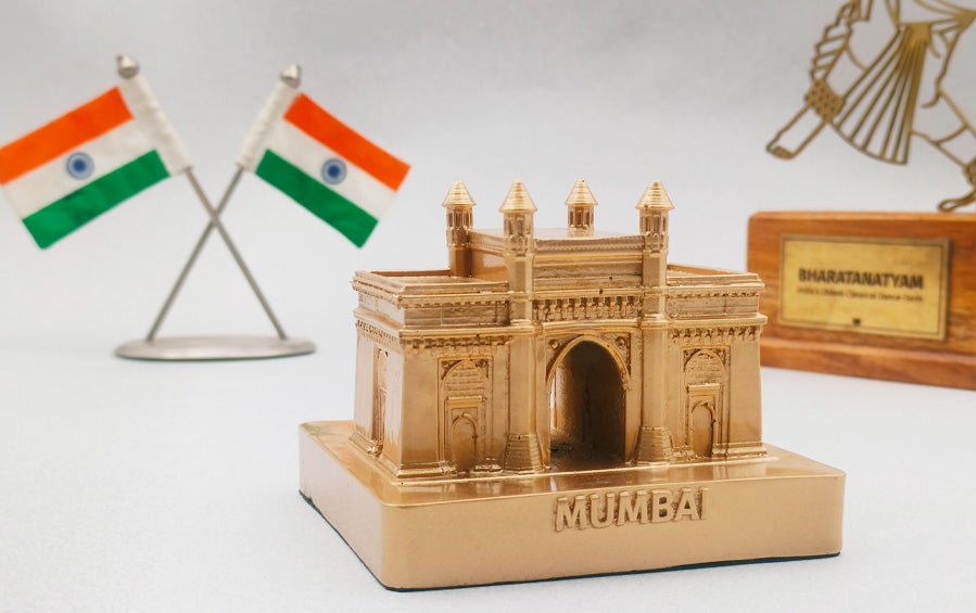 Mumbai | Gateway of India Scale Model | 3” W - Desk showpiece - indic inspirations