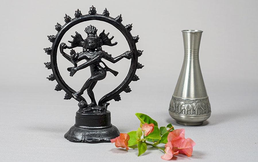 Nataraj Mini- Black - 6 Inch - Sculptures - indic inspirations