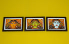 NAVARASA - Set of 9 Mural Paintings - paintings - indic inspirations