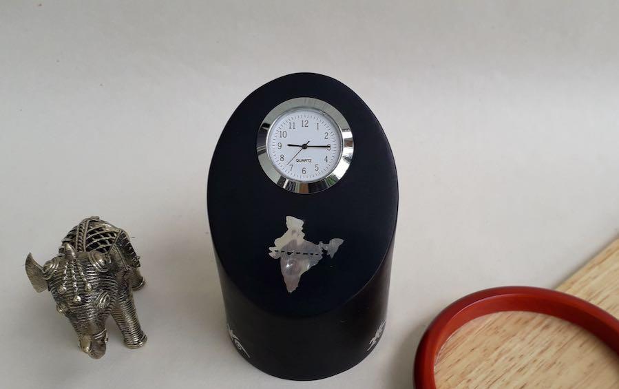 O Point - UJJAIN Prime Meridian Clock - Desk clocks - indic inspirations