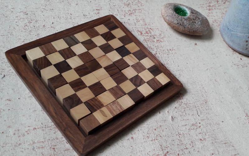 PENTOMINO CHESSBOARD - Wooden Puzzle - puzzles - indic inspirations