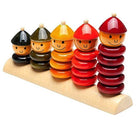 PEPPY FIVE - WOODEN STACKER - Wooden Toy - indic inspirations