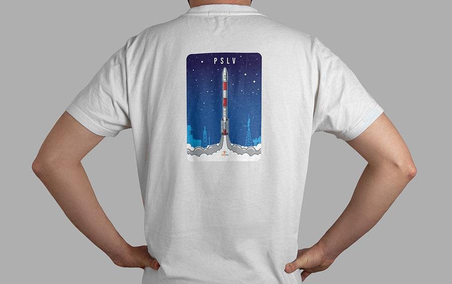 PSLV TShirt - T-shirts - indic inspirations