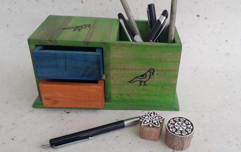 Study Table Organizer - Desk Organizers - indic inspirations