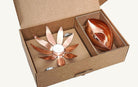 SUNFLOWER & COPPER POD T-LIGHT - Candle-holders - indic inspirations