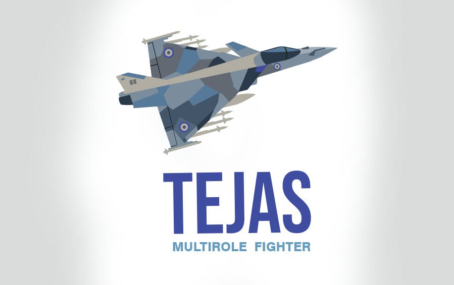 TEJAS Multirole Fighter | Coffee Mug - Cups & Mugs - indic inspirations