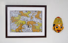 Tigers | Odisha Pattachitra Painting | A3 Frame - paintings - indic inspirations