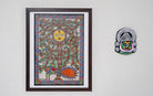 Tree of Life | Madhubani Painting | A3 Frame - paintings - indic inspirations