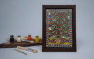 Tree of Life | Madhubani Painting | A5 Frame - paintings - indic inspirations