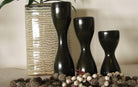 Triune - Candle Holder - Green - Candle holders - indic inspirations