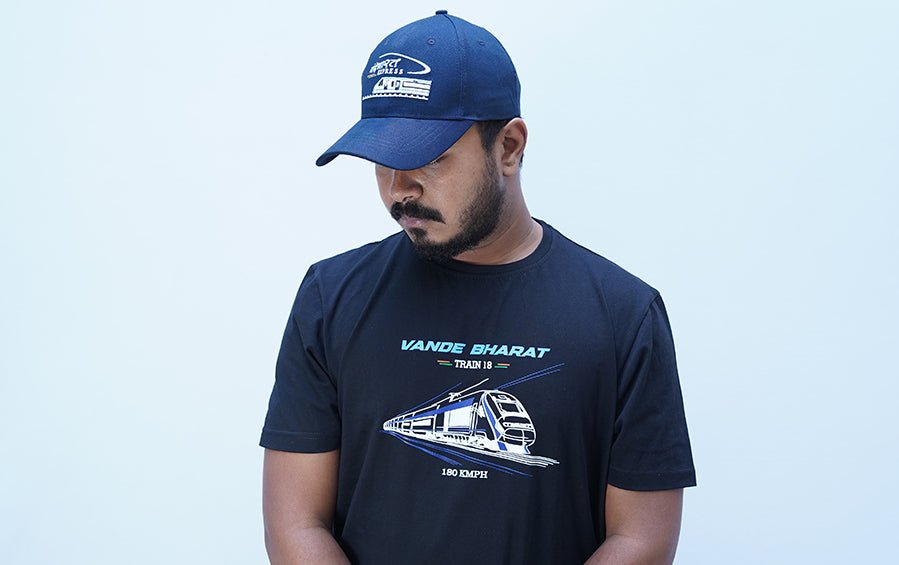 Vande Bharat Logo | Cap - Caps - indic inspirations