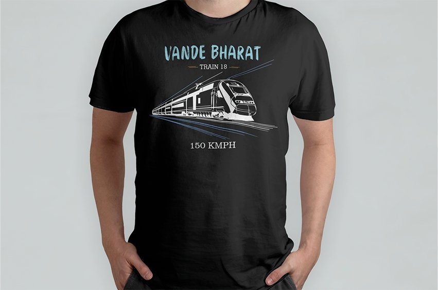 Vande Bharat | TShirt - T-shirts - indic inspirations