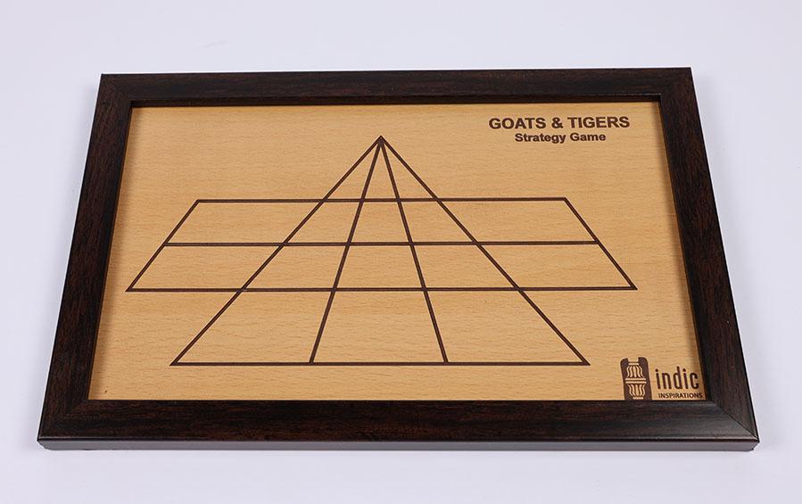 Wooden Goats and Tigers - Board Games - indic inspirations