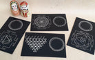 YANTRA INSPIRED COASTERS - Set of 4 - Coasters - indic inspirations