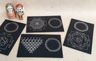 YANTRA INSPIRED COASTERS - Set of 4 - Coasters - indic inspirations