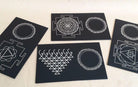 YANTRA INSPIRED COASTERS - Set of 4 - Coasters - indic inspirations