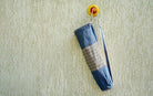 Yoga Cylindrical Bag - Denim Blue with Pattern - Yoga bags - indic inspirations